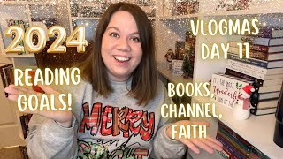 2024 READING GOALS  Daily Advent Devotional amp Calendar Openings  Vlogmas Day 11 [upl. by Ennad]