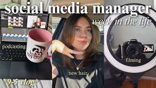 week in the life of a social media manager 💻☕✨ [upl. by Donelson]