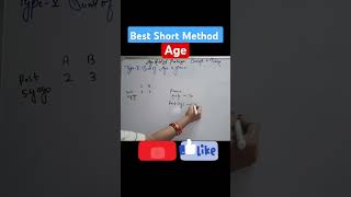 Age related problems🎯💯Best Short Method🎯📝Tricks and Shortcuts💯🔥yt ytshorts youtube youtubeshorts [upl. by Edora515]