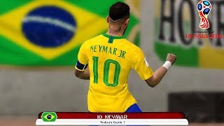 Brazil vs Belgium  FIFA World Cup Russia 6 July 2018 Gameplay [upl. by Alane]