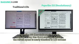 Paperlike 253 Revolutionary vs LCD Unmatched UltraFast Speed Truly Unbelievable [upl. by Chang]