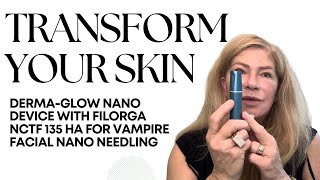 DermaGlow Nano Device My Skin GLOWED UP in DAYS But is it Overstated Filorga NCTF 135 HA Proof [upl. by Tratner]