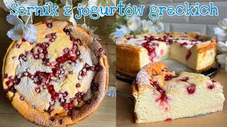 🌸🍰Aksamitny Sernik z Jogurtów Greckich🍰🌸 [upl. by Arikaahs]