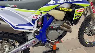 SHERCO SEFR 300 FACTORYLOW HOURSAKRAPOVIC [upl. by Tunnell]