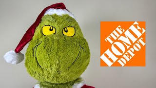 Grinch Animatronic 2024 Home Depot Unboxing amp Demo [upl. by Beghtol]