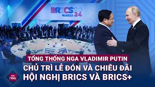 Thủ tướng dự lễ đón chiêu đãi tại Hội nghị BRICS do Tổng thống Nga Vladimir Putin chủ trì  VTC Now [upl. by Eceerahs]