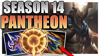 SEASON 14 PANTHEON SUPPORT GAMEPLAY GUIDE [upl. by Nare]