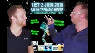 Bientôt le salon TERRARIO NIEVRE  du très lourd sannonce [upl. by Leahcir]