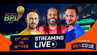 Bangladesh Premier League 2022  Streaming Live  Exclusively on FanCode [upl. by Rees260]