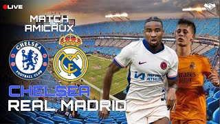 ⚪️ REAL MADRID  CHELSEA🔵  🚨 VINICIUS TITULAIRE 🔥  TOURNEE AMICALE 🇺🇸 [upl. by Tsirc]