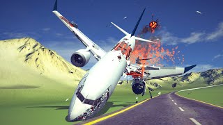 Airplane Crashes amp Shootdowns 38  Besiege [upl. by Magdau]