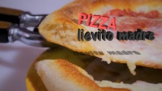 Pizza con lievito Madre  FATTA IN CASA  vlogpizzas [upl. by Nynahs539]