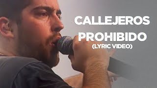 Callejeros  Prohibido Lyric [upl. by Tabby]