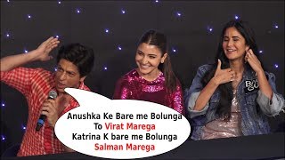 shah rukh khan makes fun of anushka sharma Talk About Virat Kohli [upl. by Artus]