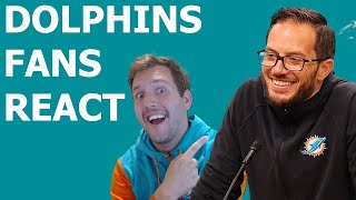 Different Dolphins Fans React to The Week 11 Game Against The Raiders [upl. by Arbmik477]