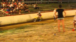 Motorcycle Flat Track Racing at Timonium Fairgrounds 8122011 [upl. by Ynffit592]