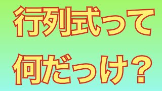 【線形代数】行列式の意味って何だっけ？【行列】 [upl. by Emilee]