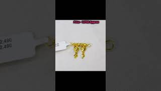 Daily wear short mangalsutra pendant designs with price trending goldjewellery shortvideo [upl. by Rosenblatt]