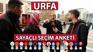 URFA SAYAÇLI SEÇİM ANKETİ 2024 Urfanın Kaderini Kararsızlar Belirleyecek [upl. by Dupuis]