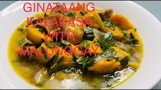 ginataang sitaw at kalabasa with shrimpginataang sitaw recipe [upl. by Odelinda]