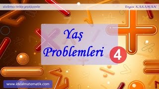 YGS Matematik Yaş Problemleri Video 4 [upl. by Rodavlas]