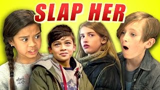 KIDS REACT TO SLAP HER [upl. by Toni189]