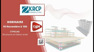 Webinaire CYPECAD Structures en béton armé [upl. by Llerehs]