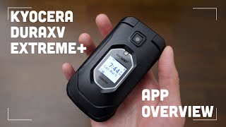 Kyocera DuraXV Extreme App Overview [upl. by Aleik]