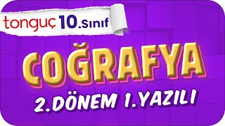 10Sınıf Coğrafya 2Dönem 1Yazılıya Hazırlık 📑 2024 [upl. by Bonns398]