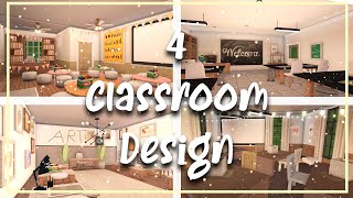 Welcome to Bloxburg  4 Classroom Design Ideas [upl. by Nosbig999]