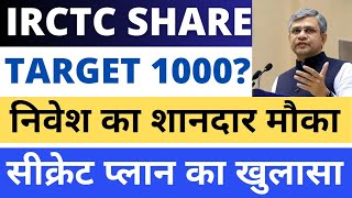 IRCTC Share Latest News  IRCTC Share Analysis  IRCTC Target Price  Traders Dream [upl. by Wassyngton986]