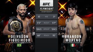 UFC 270 Free Fight Brandon Moreno vs Deiveson Figueiredo 1 [upl. by Stamata]