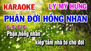 Karaoke Phận Đời Hồng Nhan  Lý Mỹ Hưng  Karaoke Điệu Lý [upl. by Hayilaa]