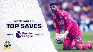 Top Premier League saves from Matchweek 4 202425  NBC Sports [upl. by Stillman466]