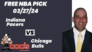 NBA Picks  Pacers vs Bulls Prediction 3272024 Best Bets Odds amp Betting Tips  Docs Sports [upl. by Ayekram]