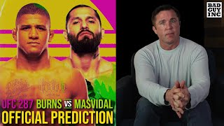 Official Prediction Jorge Masvidal vs Gilbert Burns  UFC 287 [upl. by Bell]