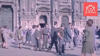 Milano 1960 circa  Anni 60  filmato a colori in HD 35mm [upl. by Mollie]