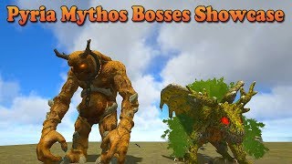 Ark Survival  PAYRIA MYTHOS BOSSES SHOWCASE  GIGA BATTLE Ep332 [upl. by Bilbe854]