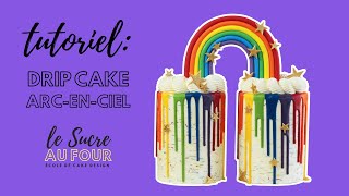 Tutoriel dripcake arcen ciel en collaboration avec Roxy amp Rich [upl. by Ahsinaw]