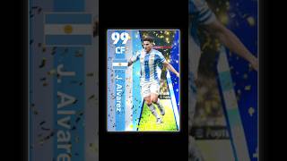 How To Train 99 RATED J Alvarez IN EFOOTBALL 24 alvarez efootball trainingguide maxlevel short [upl. by Caasi]