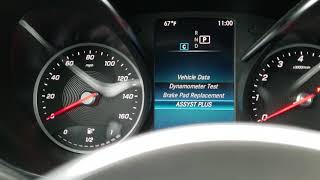 2020 Mercedes GLC300 maintenance reset [upl. by Kowtko]