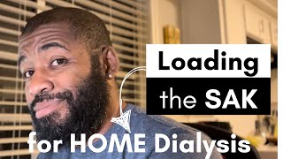 HOME DIALYSIS SETUP Step 1 LOAD the SAK for Pureflow [upl. by Ibrahim545]