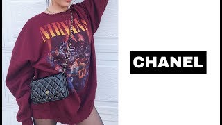 CHANEL WALLET ON CHAIN REVIEW [upl. by Llered]