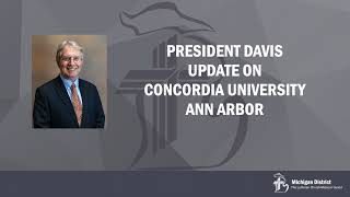 President Davis Update on CUAA 58 [upl. by Teiv]