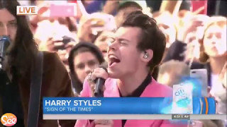 Sign Of The Times  Harry Styles  LIVE on The Today Show [upl. by Eleazar]