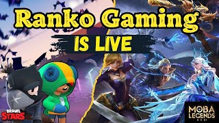 Brawl star Live Hindi  Later MOBA Legends 5v5  Ranko Gaming Is Live [upl. by Halland]