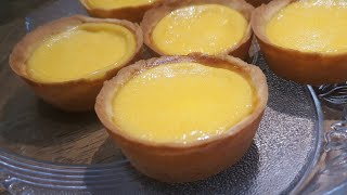 How To Make Egg Tarts Using Muffin Pan  DAPUR2020 [upl. by Ettennan797]