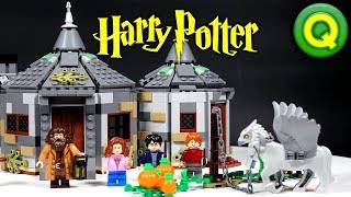 LEGO Harry Potter 75947 Hagrids Hut Buckbeaks Rescue Speed Build Review [upl. by Ahsinned]