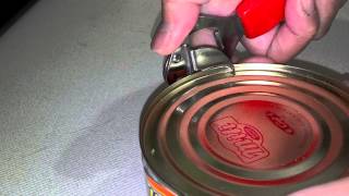 How to use a can opener Pork luncheon meat [upl. by Ettegirb102]