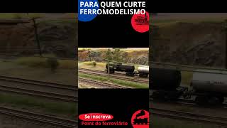 FERROMODELISMO U23c RFFSA com o tanqueiro da Fepasa shorts trains ferrovia [upl. by Eart]